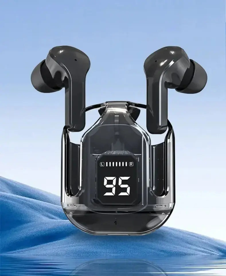 Air 31 Transparent Earbuds with Digital Display E-mart