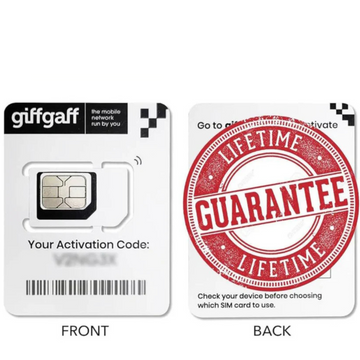 Giffgaff- UK SIM CARD