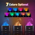 Ultrasonic Air Humidifier With Colorful Flame E-mart