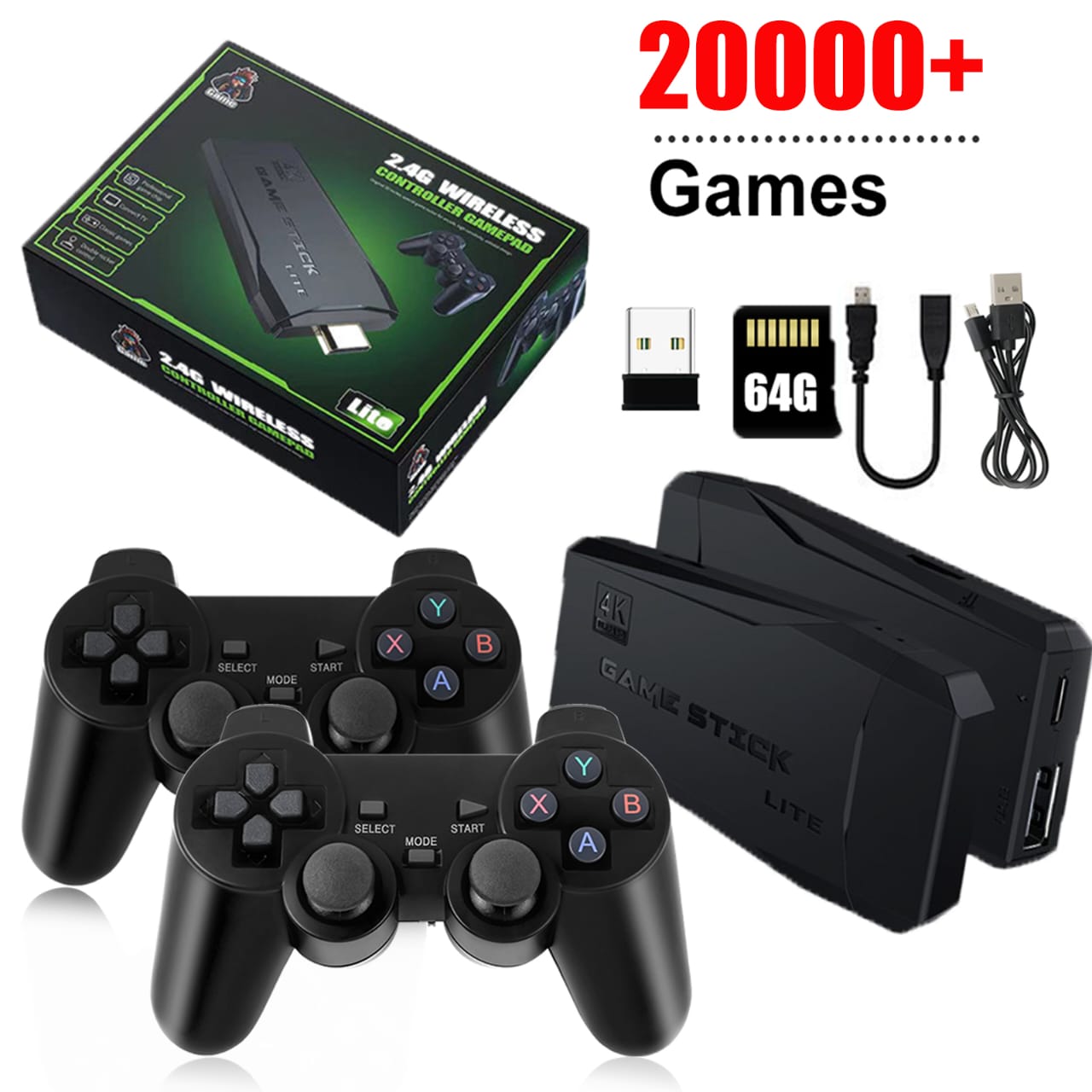 Game M8 Console Dual Wireless Controller 20000 games