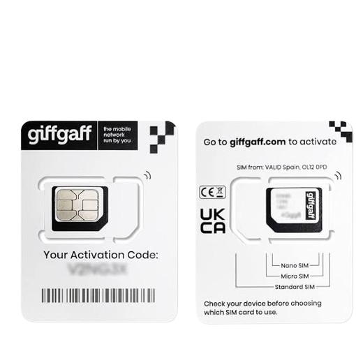 Giffgaff- UK SIM CARD